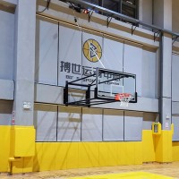 领先凯锐柱装悬臂固定篮球架 伸臂1.8m 固定无折叠